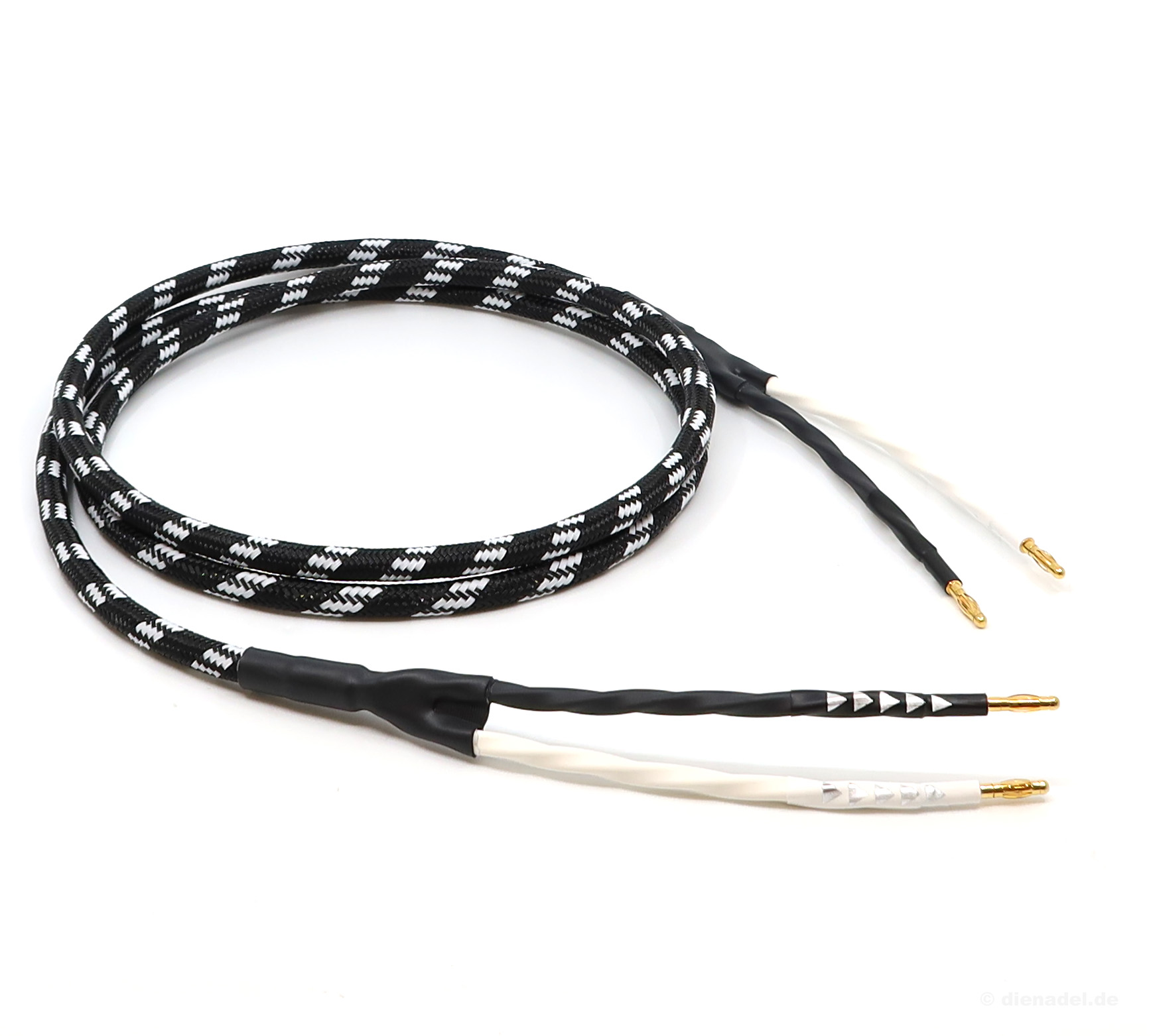 HiViLux - 2 cavi per altoparlante HiFi, 2 connettori a banana, a vite, 2 canali Bi-Wiring 2.5m Paar