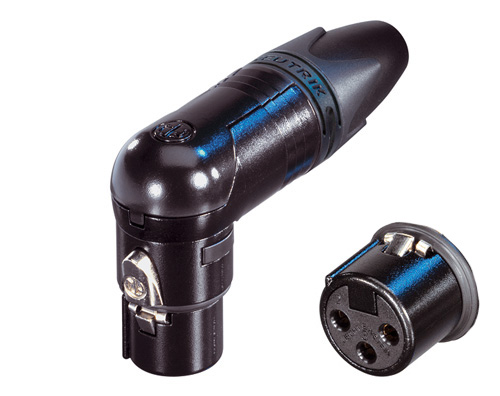 Neutrik NM3MD-B XLR-Stecker-Modul – 3-polig, Schwarz, Lötkontakte, D-Form, Für Professionelle Audioverbindungen