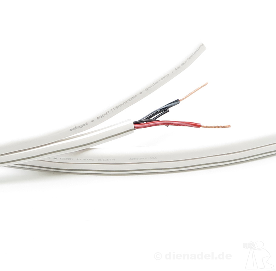 AudioQuest® White Rocket 11 - LS-Kabel - Meterware | dienadel.de