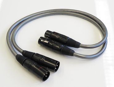 ATAUDIO K8 Câble de Modulation XLR Mâle vers XLR Femelle Plaqué Argent